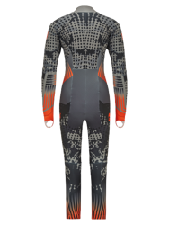 Lyžiarska kombinéza Ziener RCE Racesuit Padded Junior Black Foggy Print Orange Pop - 2023/24