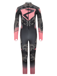 Lyžiarska kombinéza Ziener RCE Racesuit Padded Junior Black Foggy Print Pink Vanilla - 2023/24