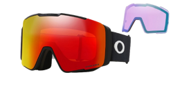 Lyžiarske okuliare Oakley Line Miner Pro L Matte Black Prizm Torch + náhradné zorníky Prizm Iced - 2024/25