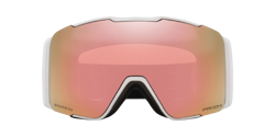 Lyžiarske okuliare Oakley Line Miner Pro M Matte White Prizm Rose Gold + náhradné zorníky Prizm Sapphi - 2024/25