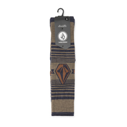 Lyžiarske ponožky Volcom Horizon Wool Blend OTC Sock Chestnut Brown - 2024/25