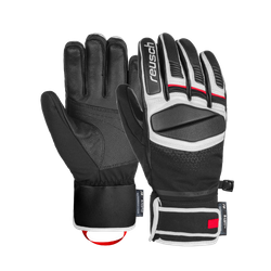 Lyžiarske rukavice Reusch Mastery Black/White/Fire Red - 2024/25