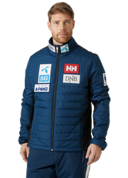 Páperová bunda Helly Hansen World Cup Insulator Jacket Ocean NSF - 2023/24