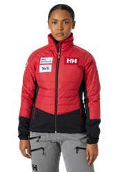 Páperová bunda Helly Hansen World Cup Insulator Jacket Red - 2023/24