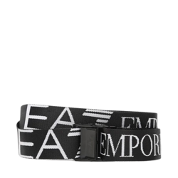 Pásik Emporio Armani Black/White Logo