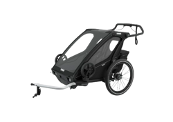 Príves na Bicykel Thule Chariot Sport 2-seat Multisport Bike Trailer Midnight Black - 2024