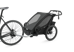 Príves na Bicykel Thule Chariot Sport 2-seat Multisport Bike Trailer Midnight Black - 2024