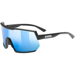 Slnečné okuliare Uvex Sportstyle 235 P - Black Mat/Mirror Blue - 2023